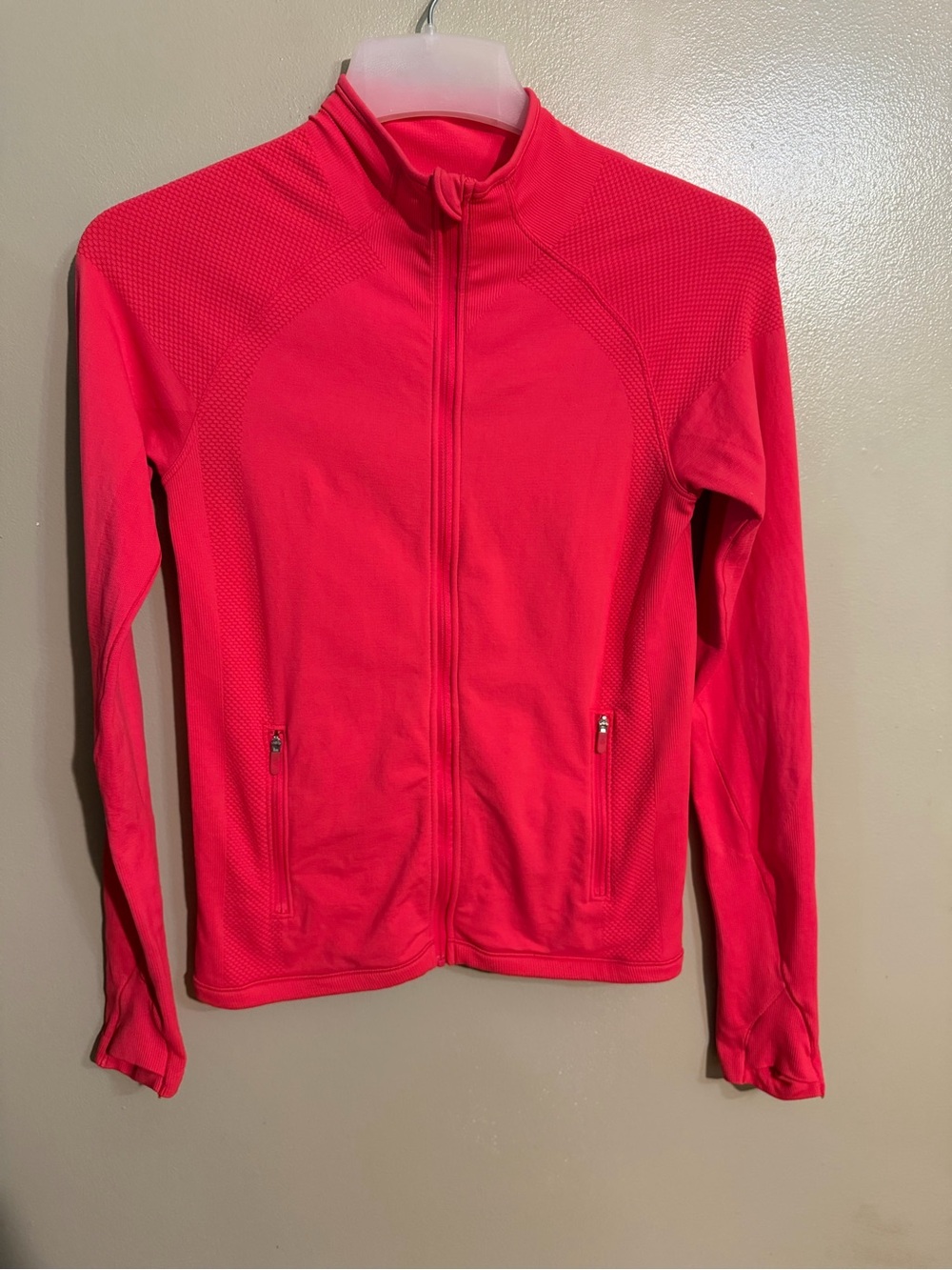 Lululemon Women's Pink Full-Zip Performance Jacket Size 8